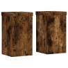 Plant Stands 2 pcs Smoked Oak - Stylish & Durable