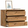  Corner Chest of Drawers Artisian Oak 80x41x58 cm Engineered Wood Colour oak Size 80 x 41 x 58 cm Quantity in Package 1 