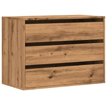 Corner Chest of Drawers Artisian Oak - Stylish Storage Solution