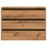 Corner Chest of Drawers Artisian Oak - Stylish Storage Solution