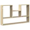 Sonoma Oak Wall Shelf - Stylish & Durable Storage Solution