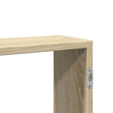 Sonoma Oak Wall Shelf - Stylish & Durable Storage Solution