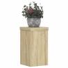 Plant Stands 2 pcs Sonoma Oak - Durable Engineered Wood | HipoMarket