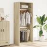 Wardrobe Sonoma Oak 80x50x200 cm - Stylish & Durable Storage