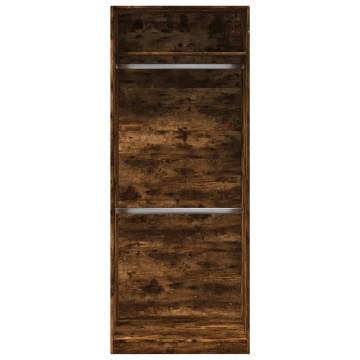 Stylish Smoked Oak Wardrobe - 80x50x200 cm | Hipomarket