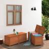  Outdoor Cushion Box Brown 150x50x56 cm Solid Wood Fir Colour brown Size 150 x 50 x 56 cm 