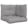 Pallet Cushions 3 Pcs - Stylish Grey Fabric for Comfort