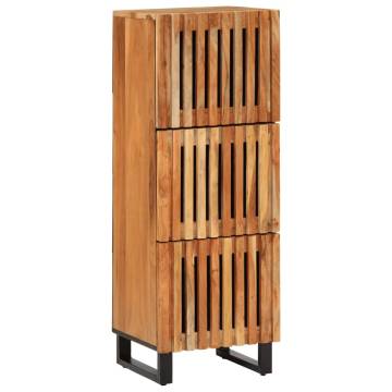 Highboard 40x34x110 cm Solid Wood Acacia - Stylish Storage