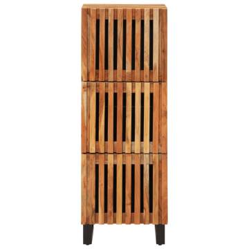 Highboard 40x34x110 cm Solid Wood Acacia - Stylish Storage