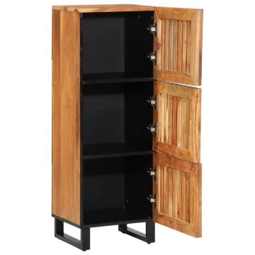 Highboard 40x34x110 cm Solid Wood Acacia - Stylish Storage