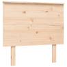 Solid Wood Bed Frame with Headboard - 100x200 cm