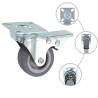 Swivel Casters with Double Brakes - 4 pcs 50 mm | HipoMarket