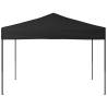 Folding Party Tent Black 3x3 m - Durable & Versatile