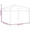 Folding Party Tent Black 3x3 m - Durable & Versatile