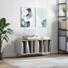 Record Cabinet Grey Sonoma 100x38x48 cm Engineered Wood Colour grey sonoma Quantity in Package 1 