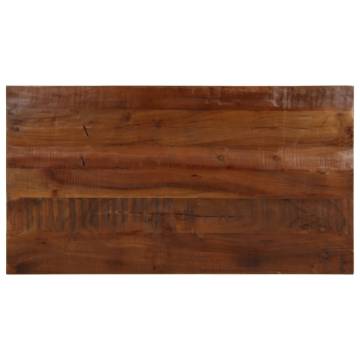 Rectangular Solid Wood Table Top 100x70 cm - Reclaimed Design