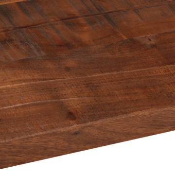 Rectangular Solid Wood Table Top 100x70 cm - Reclaimed Design