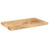 Rectangular Solid Wood Mango Table Top - 50x40 cm | HiPo Market