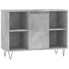 Stylish Concrete Grey Bathroom Cabinet | 80x33x60 cm