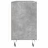 Stylish Concrete Grey Bathroom Cabinet | 80x33x60 cm