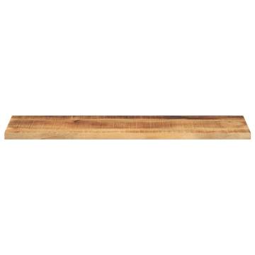 Solid Mango Wood Table Top 110x20 cm - Rustic Elegance