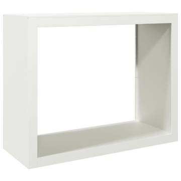 Firewood Rack White 100x40x80 cm - Durable Steel Storage