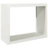 Firewood Rack White 100x40x80 cm - Durable Steel Storage