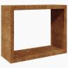 Firewood Rack 100x40x80 cm Corten Steel - Durable & Stylish