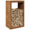 Firewood Rack 60x40x100 cm - Durable Corten Steel Storage