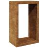 Firewood Rack 60x40x100 cm - Durable Corten Steel Storage