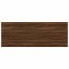 Stylish Brown Oak Wall Shelves - 4 pcs | Hipo Market