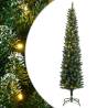  Artificial Slim Christmas Tree 150 LEDs 120 cm Size 120 cm Quantity in Package 1 Model with led Number of Branch Tips 