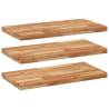 Floating Shelves 3 pcs - Solid Acacia Wood - Stylish Storage