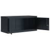 Stylish Anthracite File Cabinet - 90x40x40 cm Steel Storage