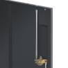 Stylish Anthracite File Cabinet - 90x40x40 cm Steel Storage