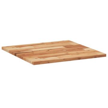 Table Top Square 60x60 cm Solid Acacia Wood - Durable & Stylish