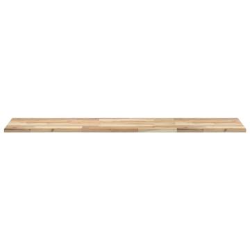 Floating Shelf 160x40x2 cm Untreated Solid Acacia Wood