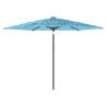 Garden Parasol with Steel Pole - Blue 288x288 cm | HipoMarket