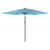 Garden Parasol with Steel Pole - Blue 288x288 cm | HipoMarket