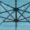 Garden Parasol with Steel Pole - Blue 288x288 cm | HipoMarket