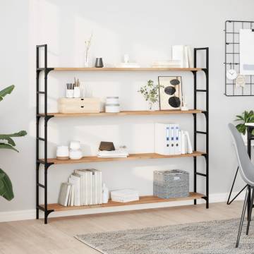 Floating Shelves 4 pcs - Solid Acacia Wood | HipoMarket UK