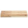 Floating Shelf 60x30x4 cm - Untreated Solid Wood Acacia