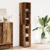  Wardrobe Old Wood 30x50x200 cm Engineered Wood Colour old wood Size 30 x 50 x 200 cm Quantity in Package 1 Amount 4 shelves 