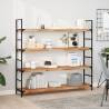  Floating Shelves 3 pcs 140x30x4 cm Oil Finished Solid Wood Acacia Colour dark brown Size 140 x 30 x 4 cm Quantity in Package 3 Number of Pieces 1 