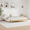  Bed Frame Sonoma Oak 200x200 cm Engineered Wood Colour sonoma oak Size 200 x 200 cm 