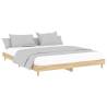 Sonoma Oak Bed Frame 200x200 cm - Quality Engineered Wood