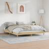 Sonoma Oak Bed Frame 200x200 cm - Quality Engineered Wood