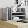  Desk Organiser Concrete Grey 44.5x24x25 cm Engineered wood Colour concrete grey 