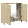  Bathroom Sink Cabinet Sonoma Oak 60x33x60 cm Engineered Wood Colour sonoma oak Number of 1 Number of Pieces 