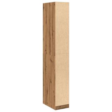 Wardrobe Artisian Oak - Engineered Wood 30x50x200 cm | Hipo Market